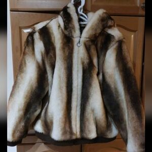 VINTAGE 'REGAL' FAUX FUR BOMBER STYLE COAT